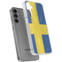 Sweden Flag Distressed Galaxy S24 Plus Clear Case
